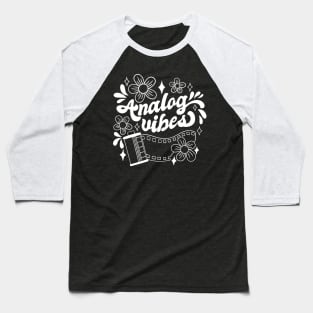 Retro Photographer Vintage Analog Vibes Baseball T-Shirt